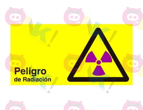 Señalética Peligro de Radiación - Oink Publicidad